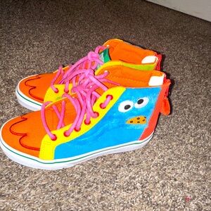 Kids Vans size 3 never worn sesame street shoes.